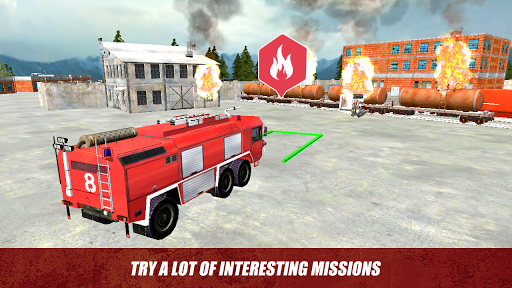 911 Rescue Firefighter and Fire Truck Simulator 3D captures d'écran apk mod pirater preuve 2