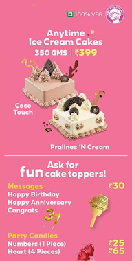 Gourmet Ice Cream By Baskin Robbins menu 2