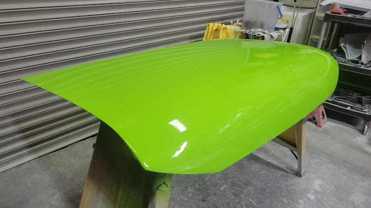 アルトラパンの塗装・FRP・純正加工・バッドフェイス・DIYに関するカスタム事例の投稿画像1枚目