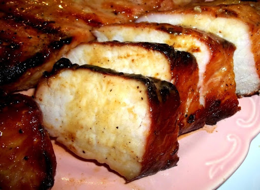 Scrumptious Grilled Honey / Mustard Pork Loin | Just A Pinch Recipes