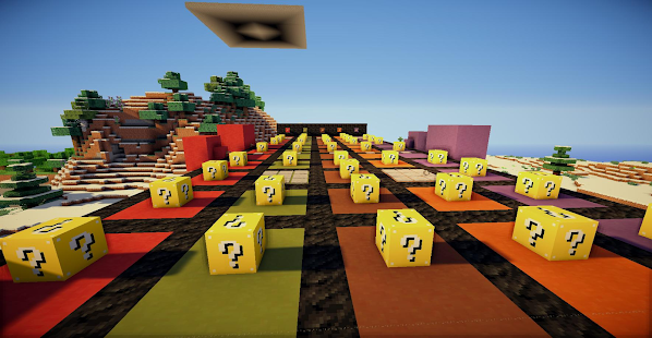 Mod Lucky Block Race Pro for MCPE - náhled