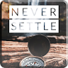 Never Settle Wallpaper icon