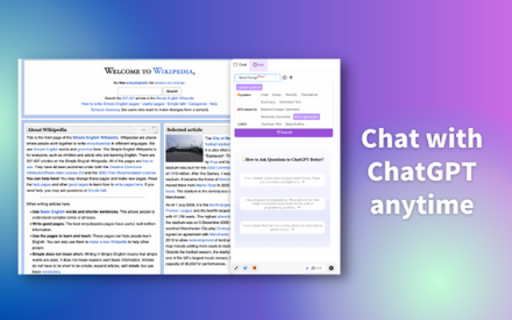 ChatSider - ChatGPTによる無料アシスタント