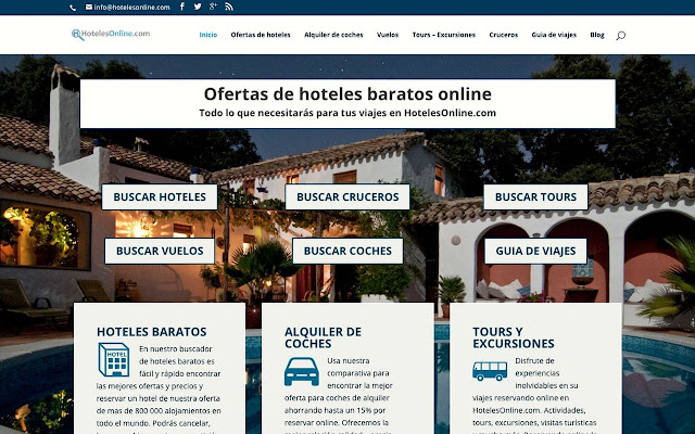 Hoteles Baratos y Ofertas chrome extension