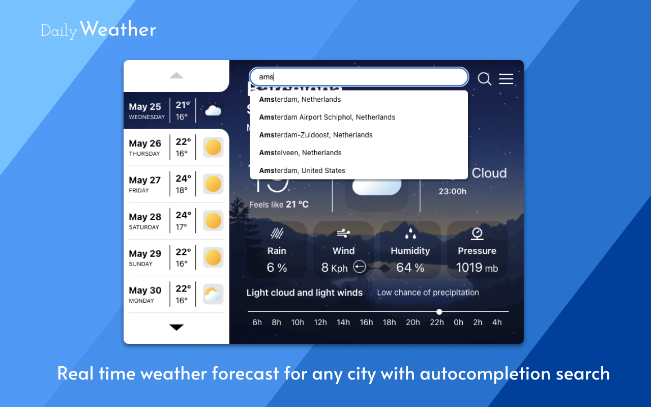 Daily Weather Forecast Preview image 4