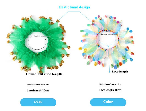 Title 2, Pet Color Collar Dog Christmas Halloween Color ...