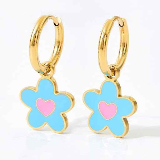 Title 5, Womens Alloy Cute Colorful Oil Necklace Earrin...