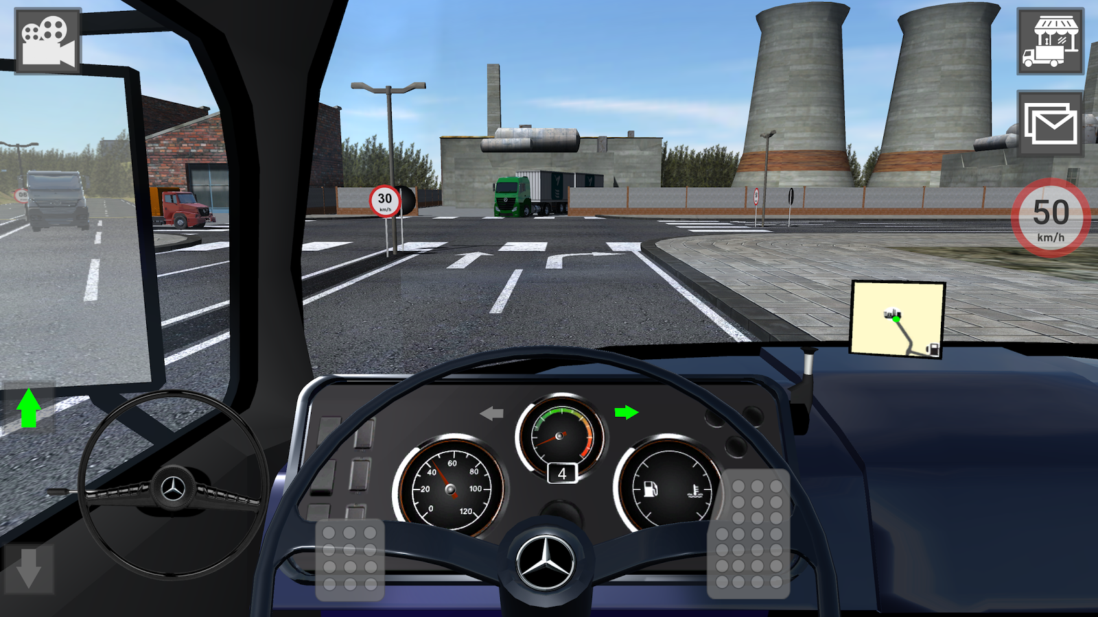   GBD Mercedes Truck Simulator- 스크린샷 