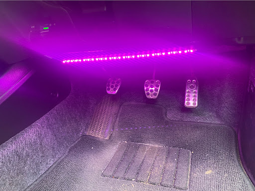 フィット Ge8のルームランプ交換 ミドルランプ テープled ピンクledに関するカスタム メンテナンスの投稿画像 車のカスタム情報はcartune