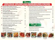 The Golden Dragon menu 2