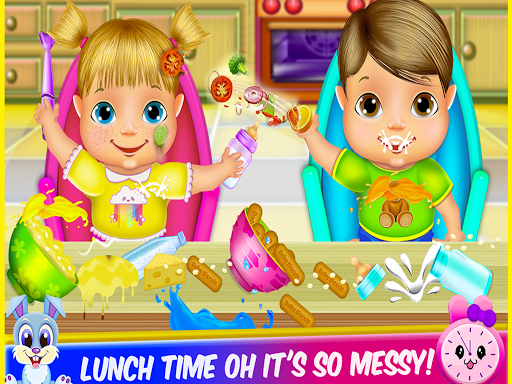 Newborn Twin Baby Care Game - Babysitter Games