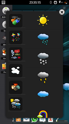 TSF Weather Pendants Widgetsのおすすめ画像3