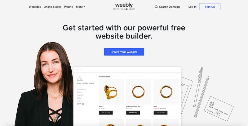 Weebly: el mejor software de diseño