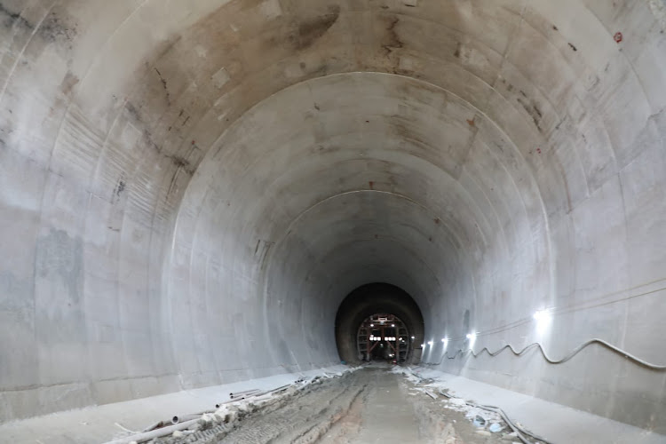 A completed tunnel at the Thwake multipurpose dam in Makueni on Wednesday, March 17.