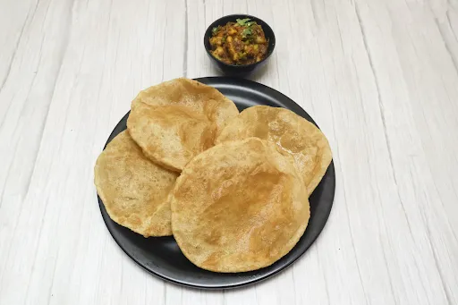 Achari Jeera Aloo With 4 Poori Combo