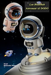 Loa Bluetooth Astronaut Ai Dodo Kiêm Báo Thức, Đèn Ngủ, Led Nhảy Theo Nhạc, Pin 1800Mah - Home And Garden