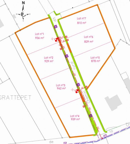 Vente terrain  934 m² à Souligny (10320), 84 090 €