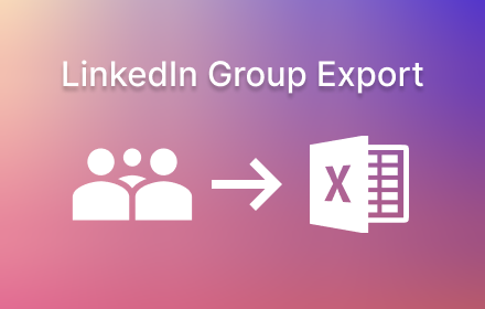 Group Export for LinkedIn™️ small promo image