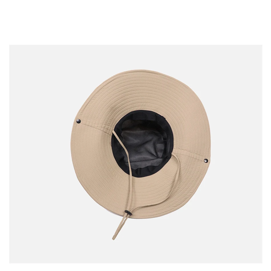 Chapeau de cowboy à grand bord pour vacances d'été, protection solaire, pêche en plein air, randonnée