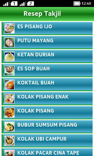 Resep Takjil