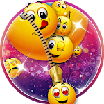 Cover Image of Скачать Funny Zipper Emoji 3D Live Lock Screen Wallpapers 1.0 APK