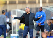 Clinton Larsen coach of Golden Arrows during the Absa Premiership match Maritzburg United and Golden Arrows on the 05 August 2018 at Harry Gwala Stadium.
