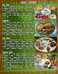 Anjali Caterer menu 1