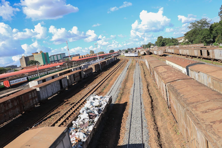 A section of Kenya Railways station in Nairobi on April 28 / WILFRED NYANGARESI