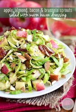 Apple, Almond, Bacon and Brussels Sprouts Salad was pinched from <a href="http://iowagirleats.com/2015/04/13/apple-almond-bacon-and-brussels-sprouts-salad/" target="_blank">iowagirleats.com.</a>