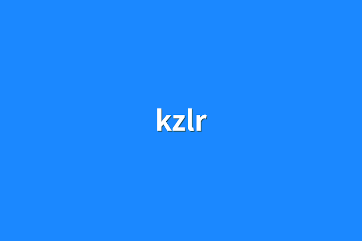 「kzlr」のメインビジュアル