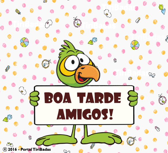 Boa tarde amigos!