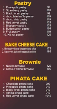 Royal Classic Bakers menu 3