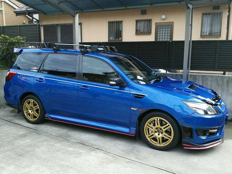 エクシーガの青エクさん・タイヤ交換・ホイール交換・レイズ・ミシュランパイロットスポーツ4Sに関するカスタム事例の投稿画像6枚目