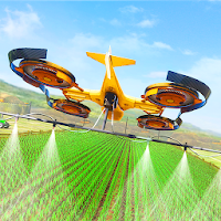 Real Drone Farming Simulator Farm Tractor Games