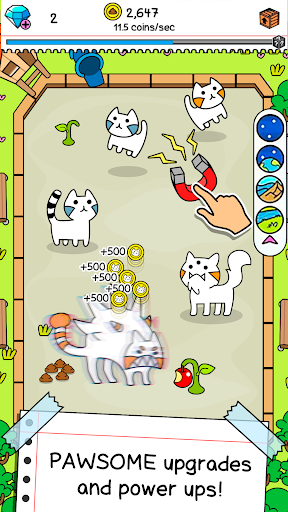 Screenshot Cat Evolution: Merge Animals