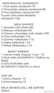 A P Kitchen menu 2