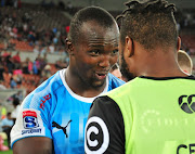 Thembelani Bholi of Vodacom Bulls during the Super Rugby friendly match against the Cell C Sharks at Peter Mokaba Stadium on January 27, 2018 in Polokwane, South Africa. 