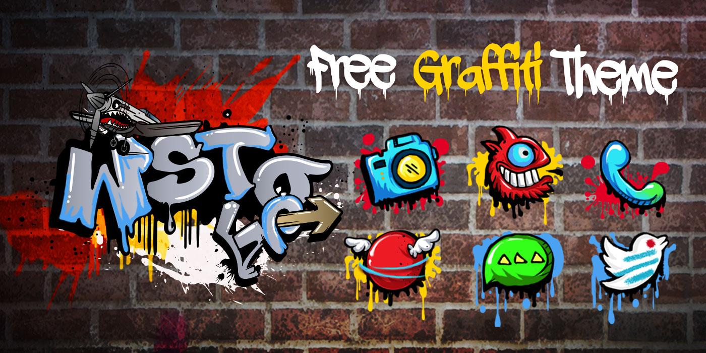 Graffiti GO Launcher Theme Apl Android Di Google Play