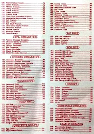 Rahul Eggs menu 2