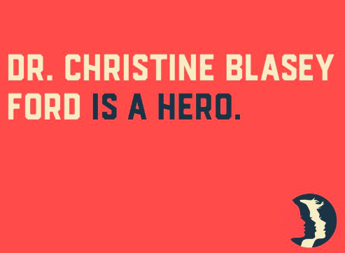 Christine Ford is a hero from Women's March