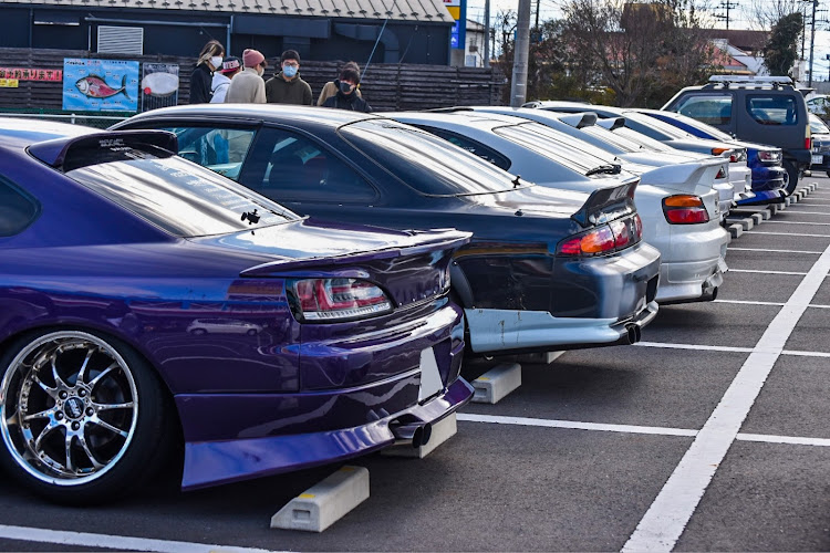 シルビアのs14前期.シルビア・s13・ER34・紫・どまんなかたぬまに関するカスタム事例の投稿画像3枚目