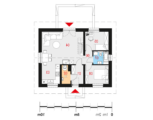 Modestus III - Rzut parteru