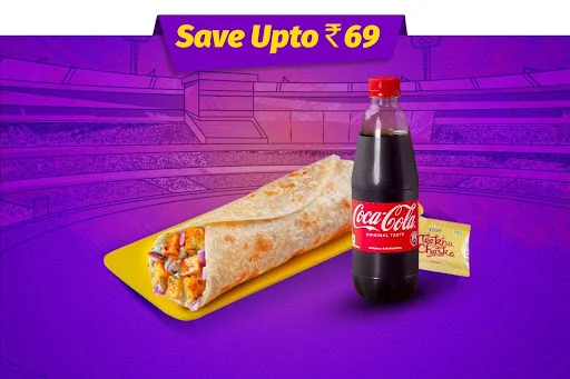 Free Hit Masala Paneer Tikka Wrap & Beverage Meal At 179