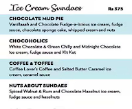 Cold Love Ice Cream menu 2