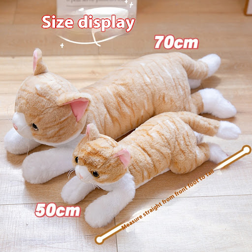 Title 3, Simulation Cat Kitty Doll Pet Toy Alien Cat Plu...