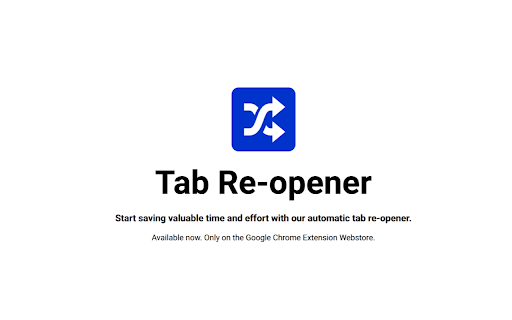 Tab Re-opener