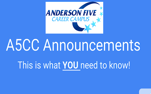 AVCC Announcements