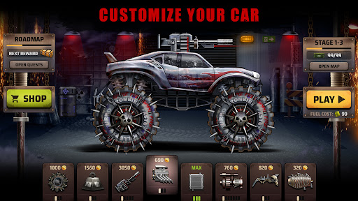 Screenshot Zombie Hill Racing: Earn Climb