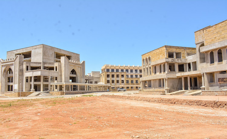 Ronald Ngala Utalii college still under construction in Kilifi on October 14, 2023.