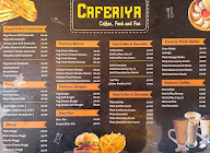 Caferiya menu 1